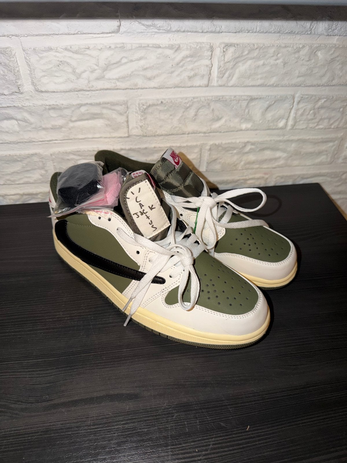 Nike Air Jordan 1 Low x Travis Scott Olive, Verzenden, Nieuw, Overige kleuren, Sneakers of Gympen