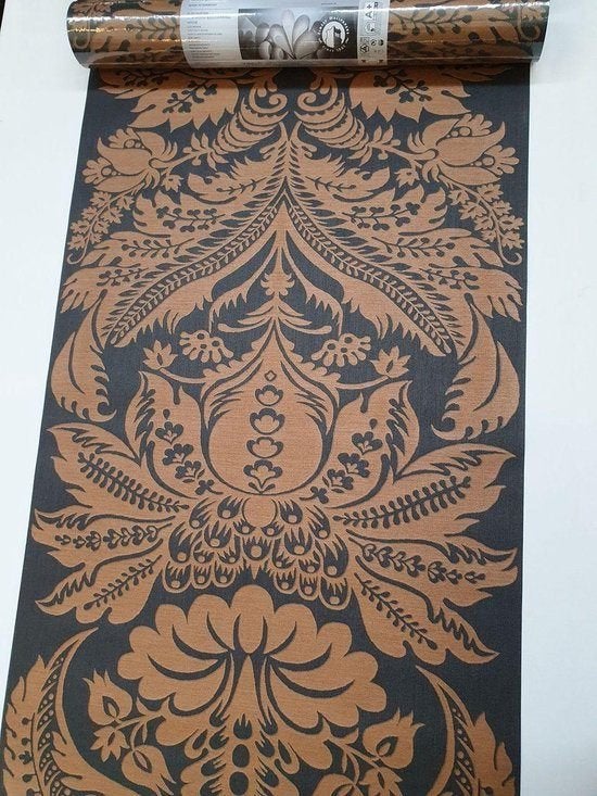 Barok behang Trianon XI Rasch 515220, Ophalen of Verzenden, Zwart