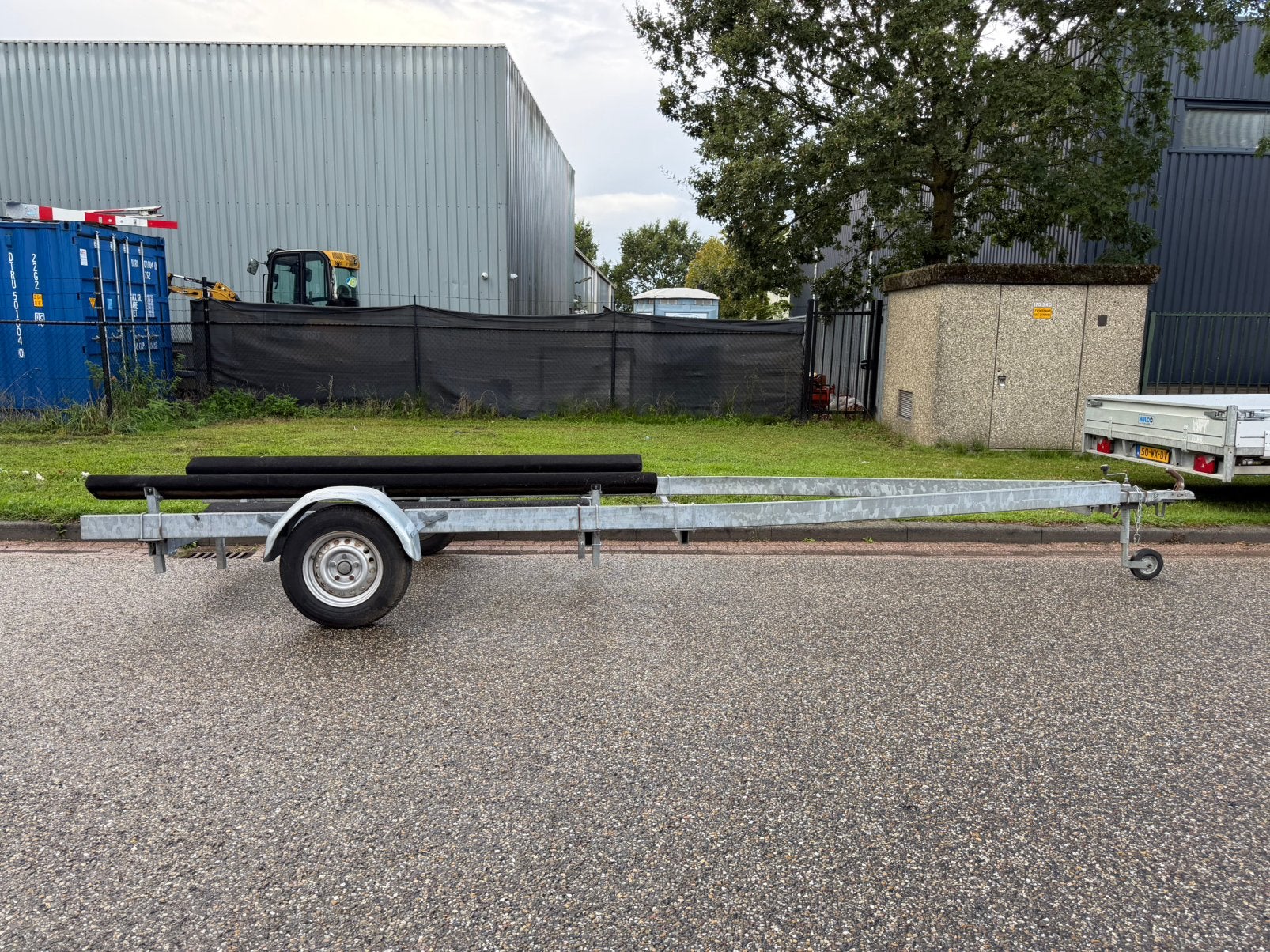 Kalf enkel-as boottrailer, Ophalen, Minder dan 1500 kg, Gebruikt, Minder dan 6 meter