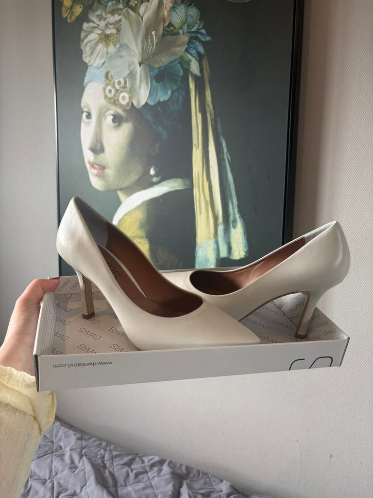 Dwrs mykonos off white 38 nieuw, Pumps, Wit, Nieuw, Ophalen of Verzenden