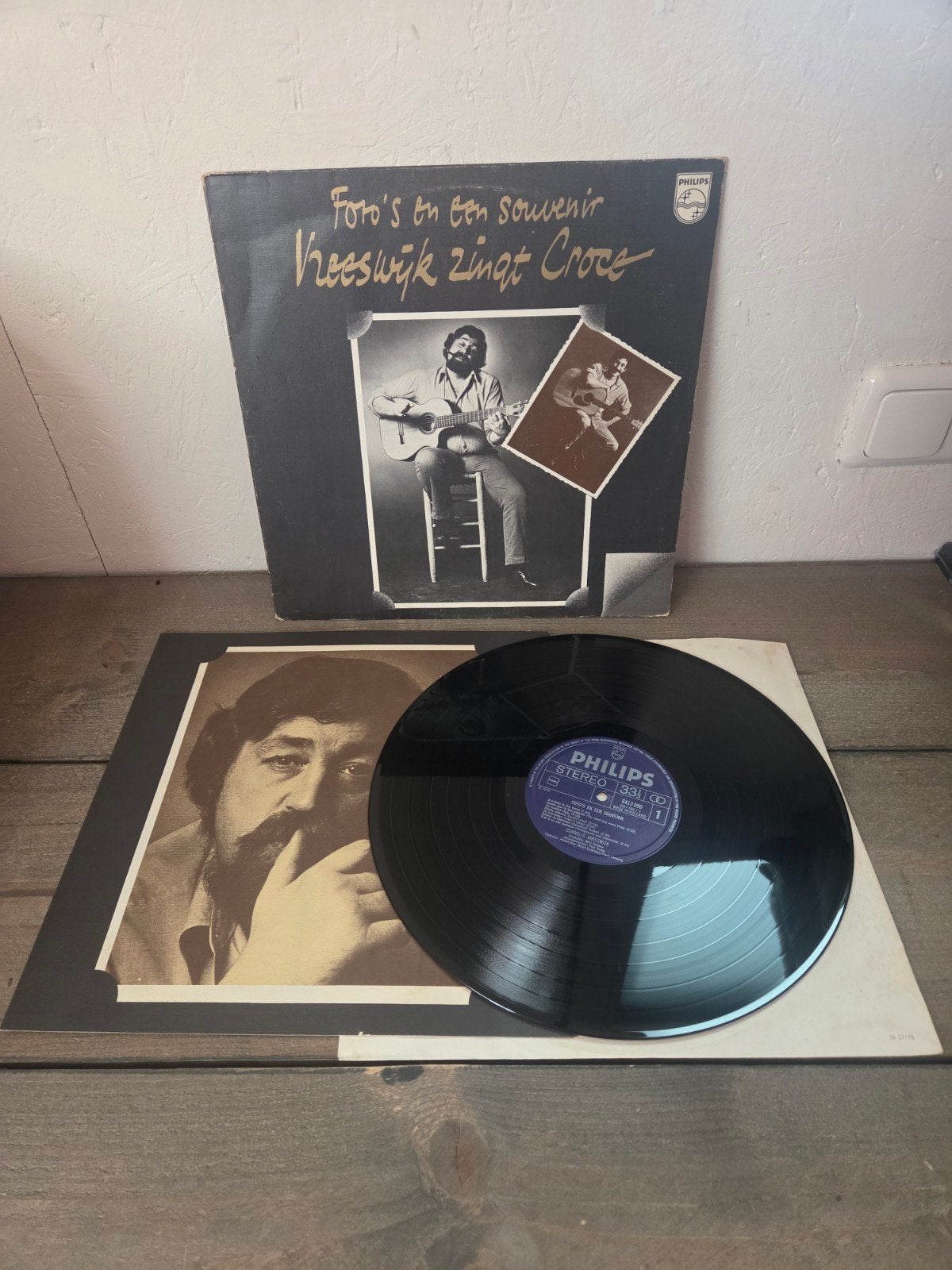 Jules de Corte - Vreeswijk zingt Croce LP (1975), Gebruikt, Inclusief boekje, Ophalen of Verzenden, 1970 - 1979