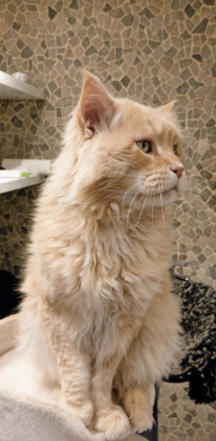 Maine Coon Dekkater, Kater, Ingeënt, 6 jaar of ouder