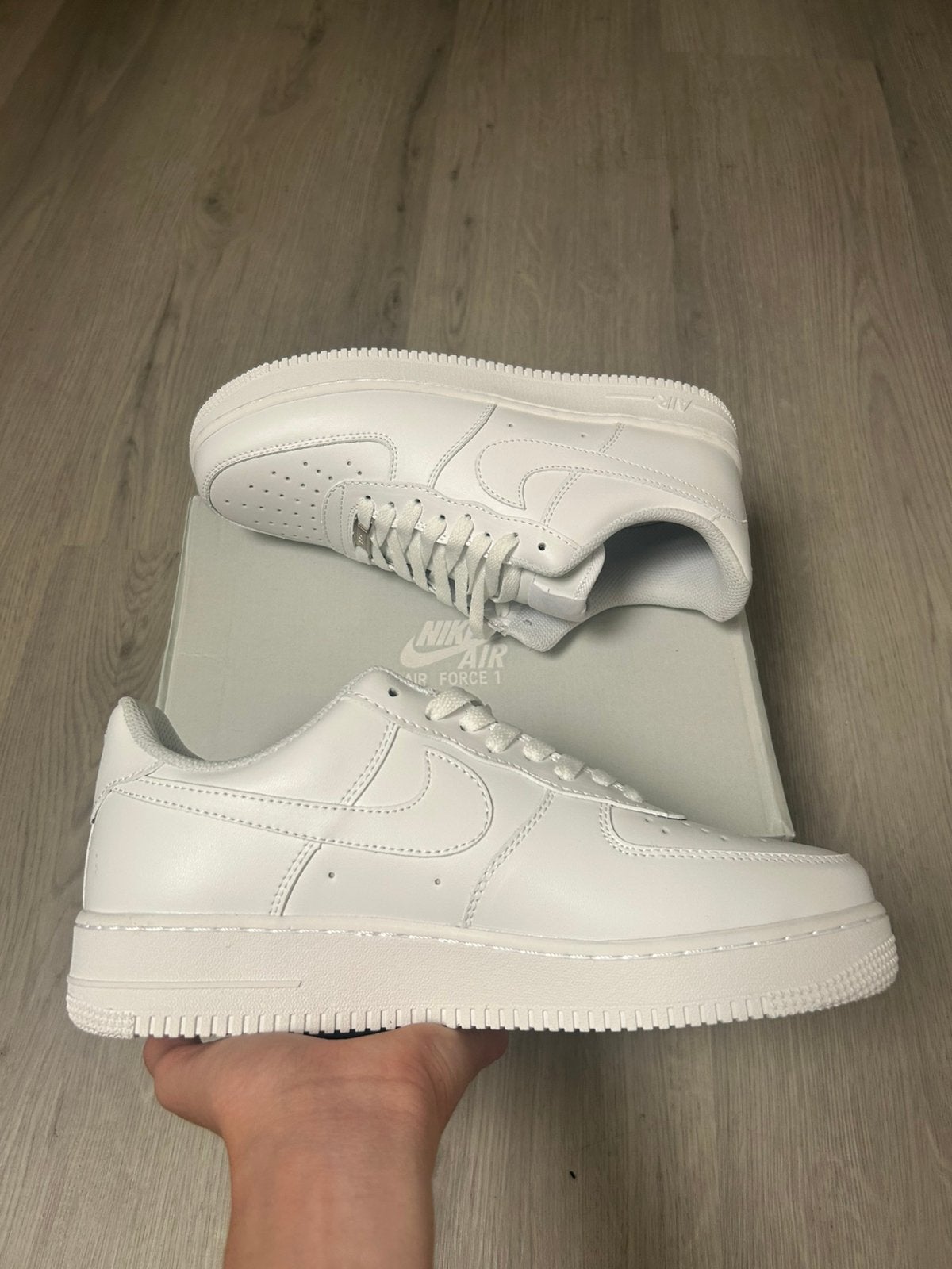 Nike Air Force 1 ’07 White – Maat 41 – Nieuw in doos, Ophalen, Wit, Nieuw, Sneakers of Gympen