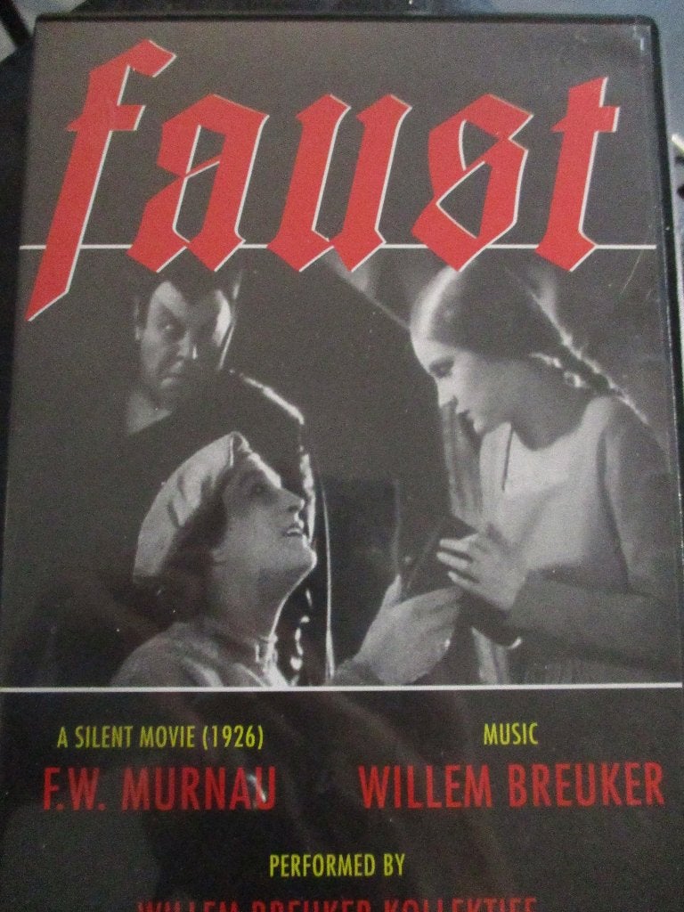 Faust dvd F.W.Murnau Muziek Willem Breuker, Alle leeftijden, Ophalen of Verzenden, Zo goed als nieuw, Nederlands