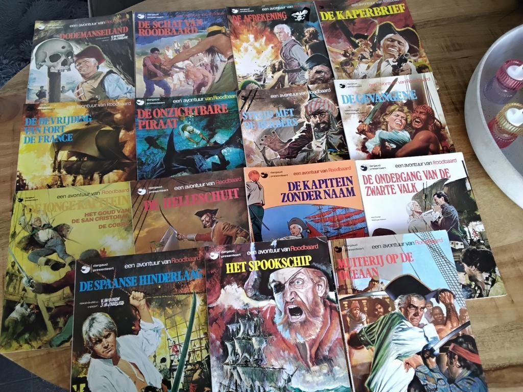 Roodbaard, 15 delen., Boeken, Meerdere stripboeken, Ophalen of Verzenden, Gelezen