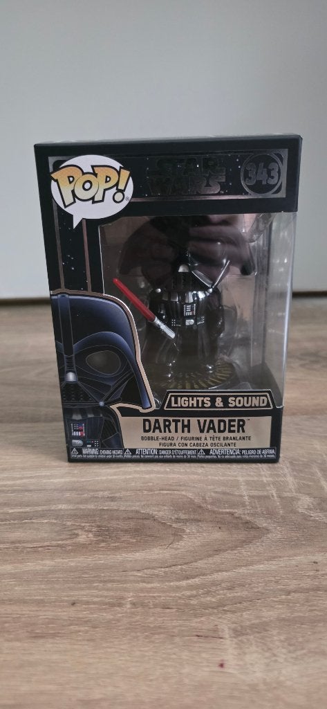 Funko Pop! Star Wars Darth Vader #343 Lights & Sound, Ophalen of Verzenden, Zo goed als nieuw