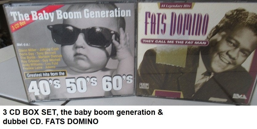 3 CD box set, Baby boom en 2 CD box set Fats Domino, Ophalen of Verzenden, Zo goed als nieuw