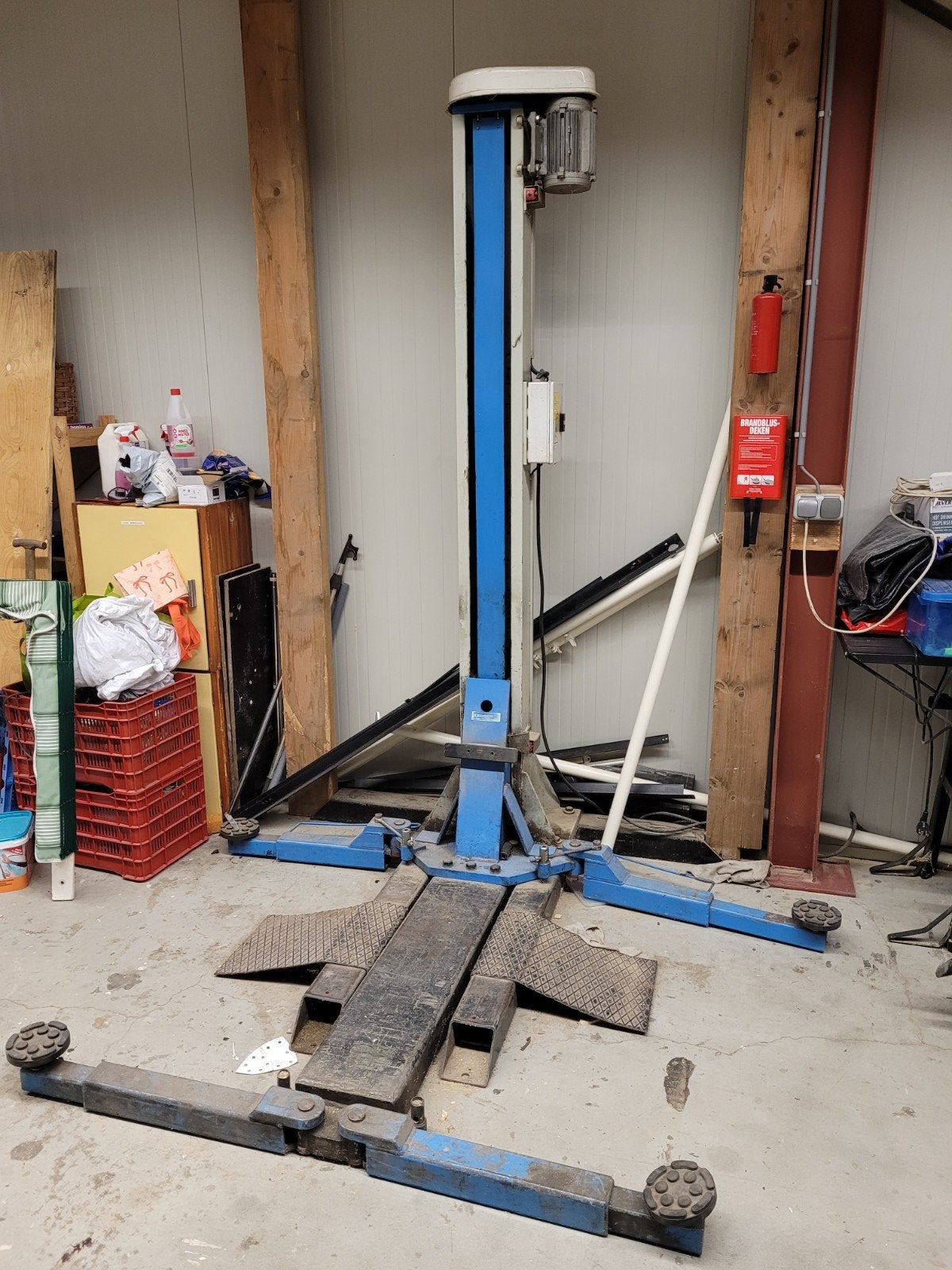 Robuuste 1-koloms hefbrug 400V - Ideaal voor garage, Ophalen