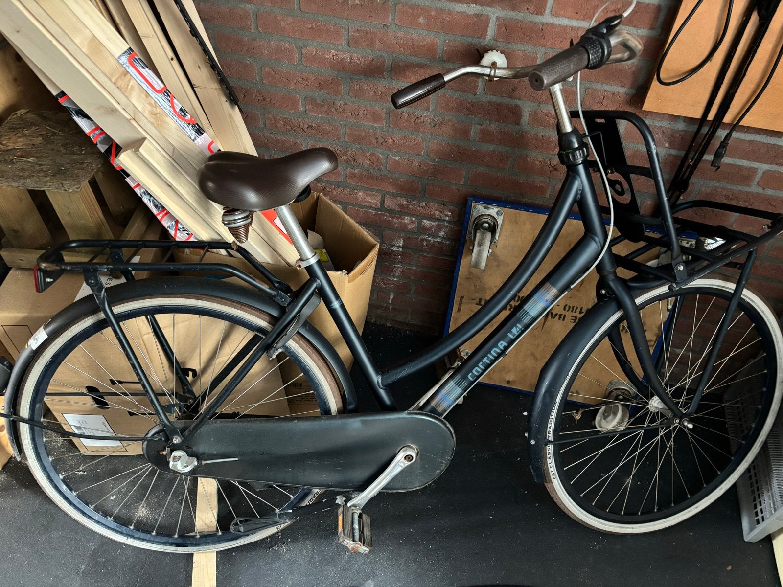 Cortina U4 Transportfiets Dames - Gebruikt, Terugtraprem, Gebruikt, Versnellingen, 50 tot 53 cm