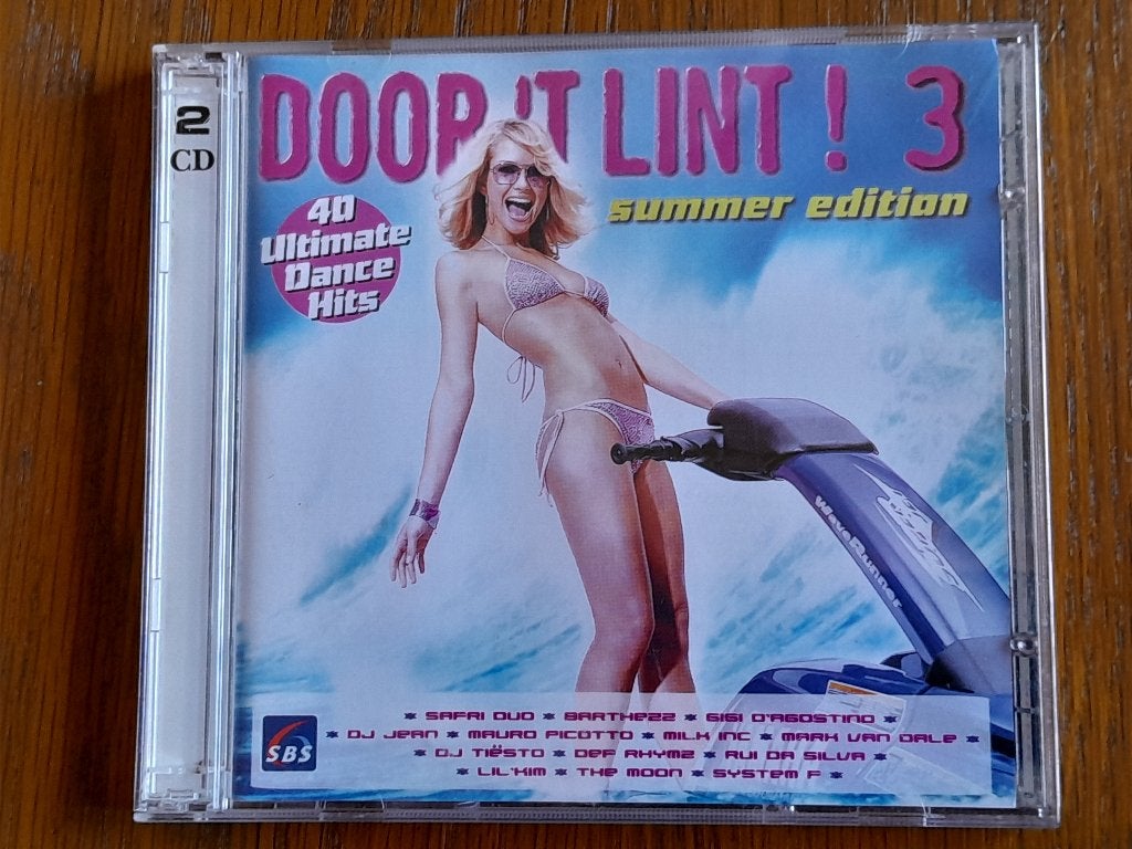 Door 't lint ! 3 summer edition dubbel cd, Ophalen of Verzenden, Gebruikt