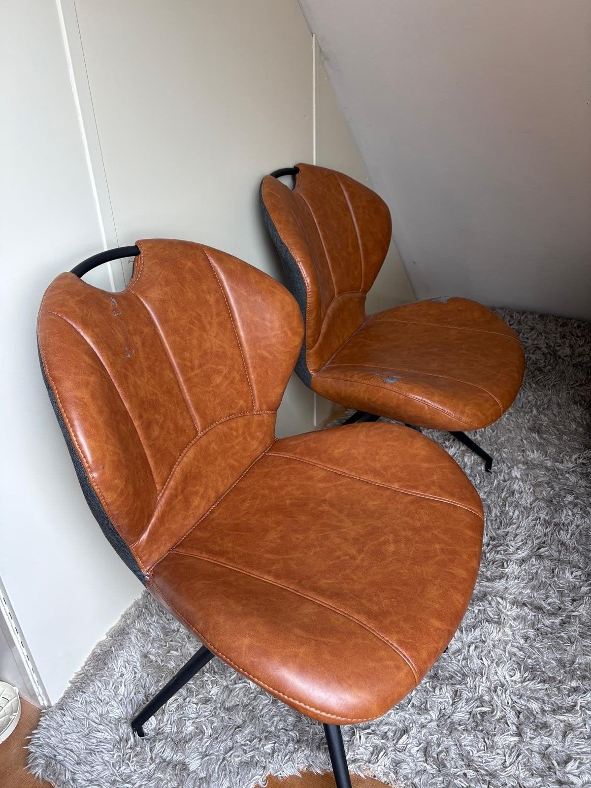 gratis 2 stoelen, Ophalen, Gebruikt, 75 tot 100 cm, 50 tot 75 cm