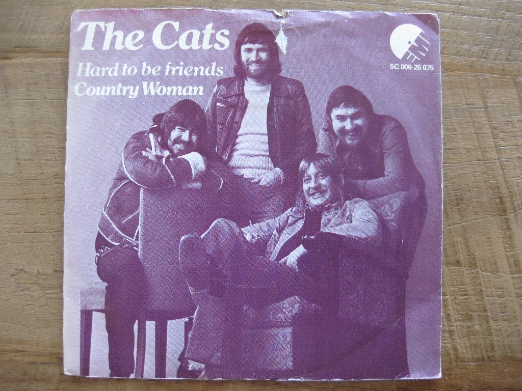 Vinyl single  The Cats   "Hard to be friends", Ophalen of Verzenden, Gebruikt, Pop