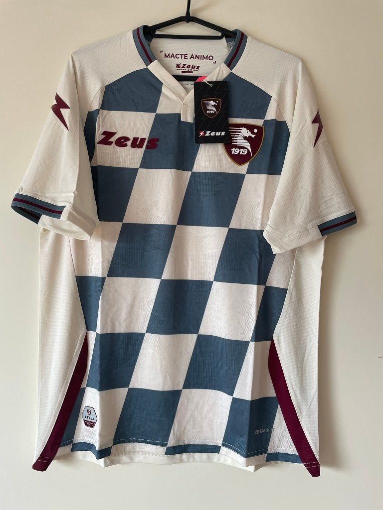 UL Salernitana Zeus Voetbalshirt Maat M Nieuw, Zeus, Wit, Nieuw, Voetbal