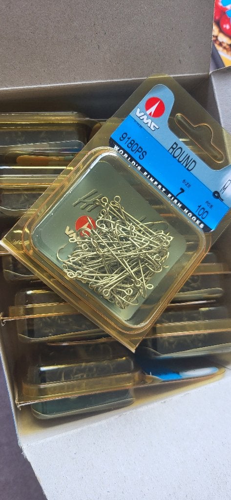 VMC Paling bot platvis haken no. 7 - 1000x stuks, Ophalen of Verzenden, Nieuw, Haak