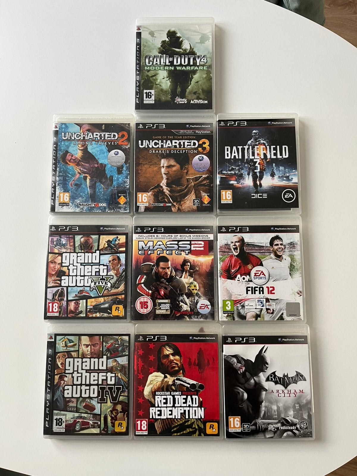 10 PlayStation 3 games, Spelcomputers en Games, 3 spelers of meer, Ophalen, Gebruikt, Vanaf 3 jaar