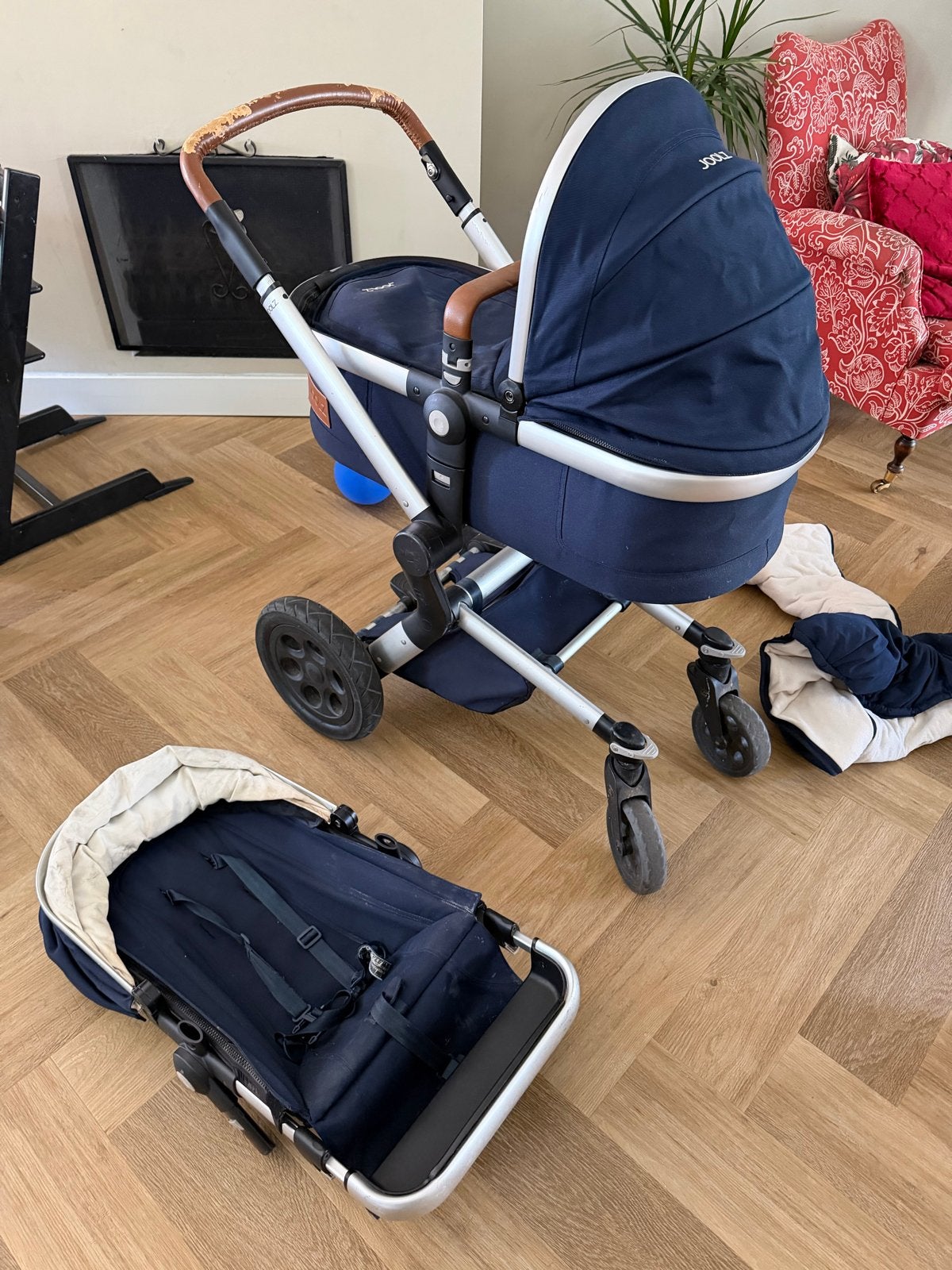 Joolz kinderwagen met reiswieg en zitje, Kinderen en Baby's, Kinderwagens en Combinaties, Gebruikt, Combiwagen, Met reiswieg, Ophalen