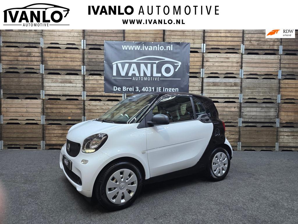 Smart Fortwo 1.0 Pure Cool & Audio MF Stuur Bluetooth, Automaat, Gebruikt, Wit, Origineel Nederlands