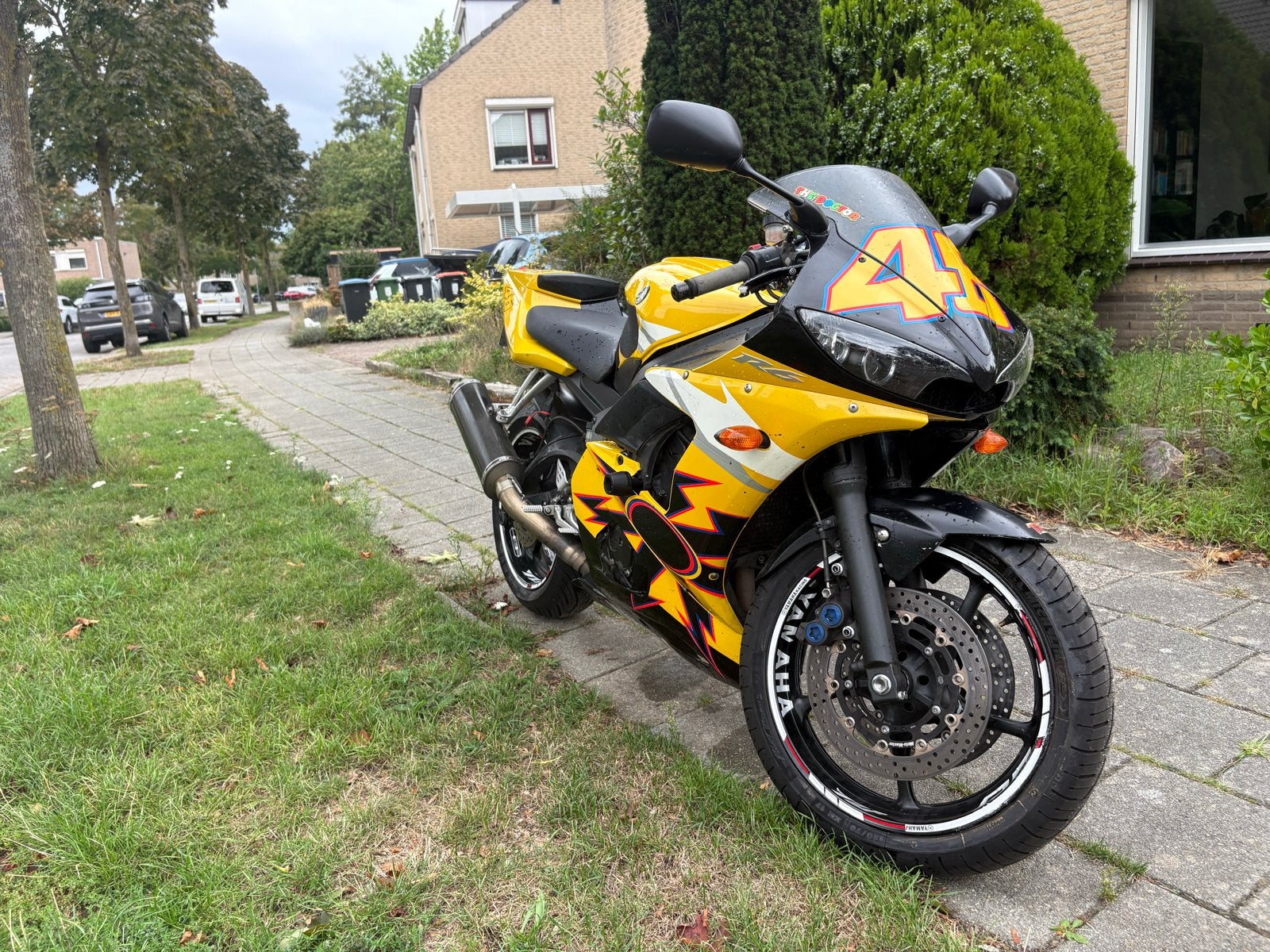 Yamaha R6 Rossi editie 2004 - Zeldzaam model met upgrades, 4 cilinders, Motorrijbewijs A, Gebruikt, Super Sport