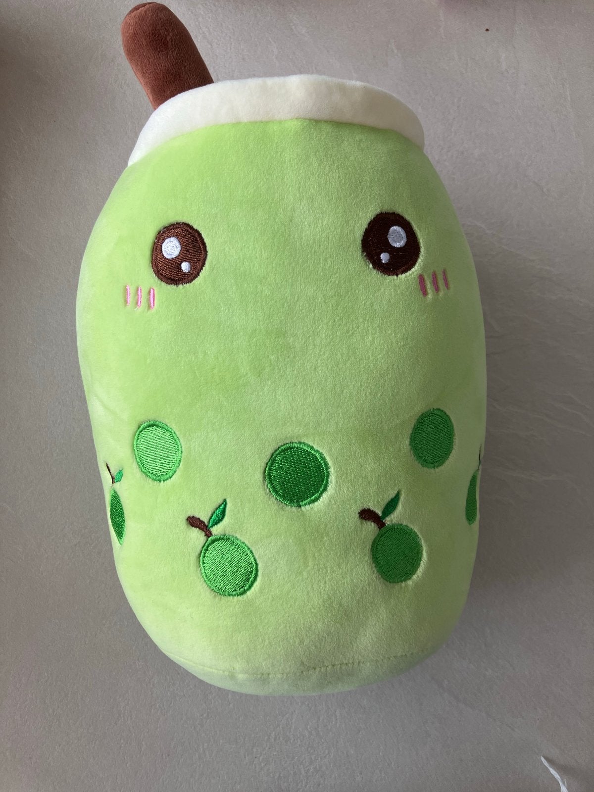 Boba Tea Knuffel, Kinderen en Baby's, Speelgoed | Knuffels en Pluche, Groen, Overige typen, Nieuw, Ophalen of Verzenden