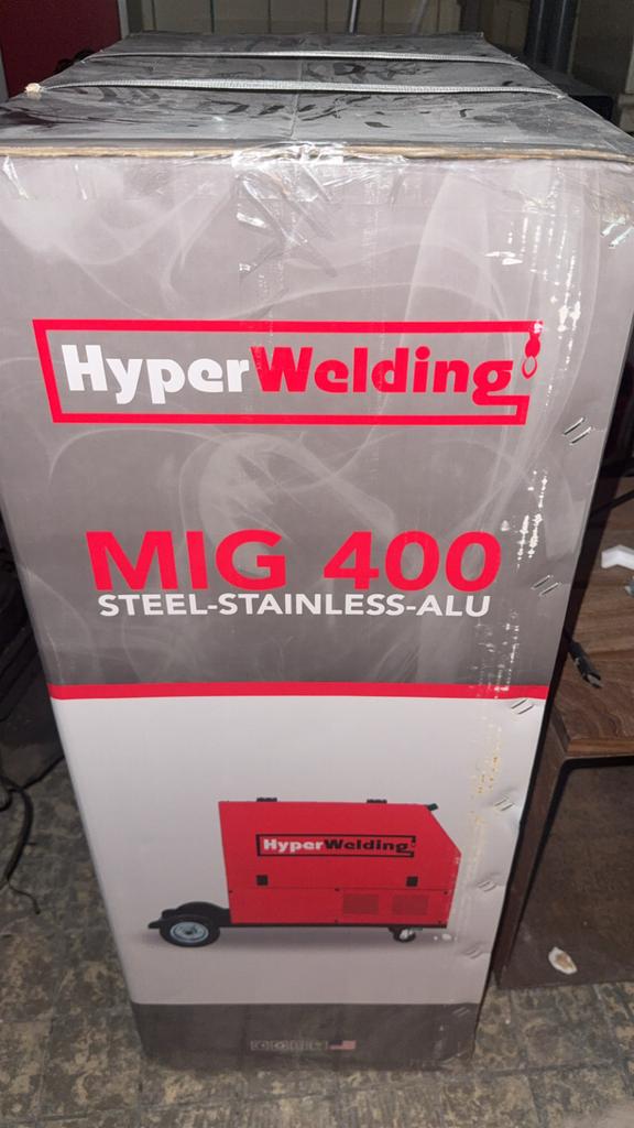 Hyperwelding Mig 400 Lasapparaat - Nieuw in doos, Ophalen, Nieuw, 250 ampère of meer, Co2