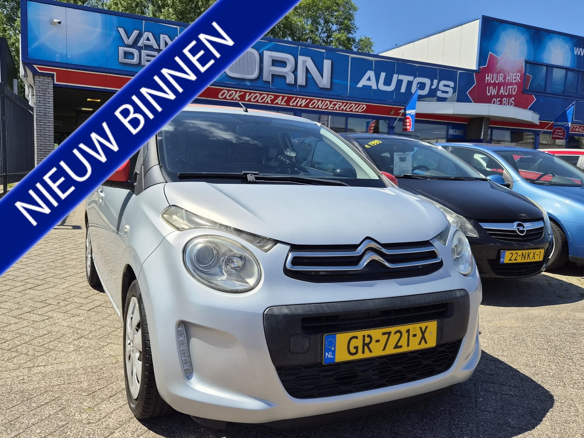 Citroën C1 1.0 e-VTi Airscape Feel Cabriolet Nw APK 6 Mnd g, Auto's, Stof, Gebruikt, Euro 6, 4 stoelen