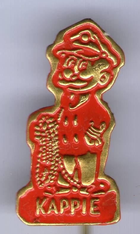 Kappie Toonder rood op koper stripfiguur speldje ( S_016 ), Verzamelen, Verzenden, Nieuw, Figuurtje, Speldje of Pin