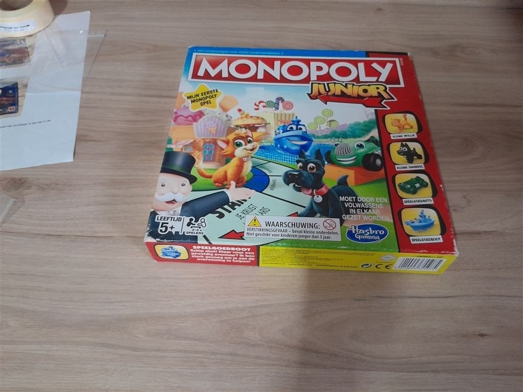 monopoly junior hondje katje - s1997, Verzenden, Zo goed als nieuw