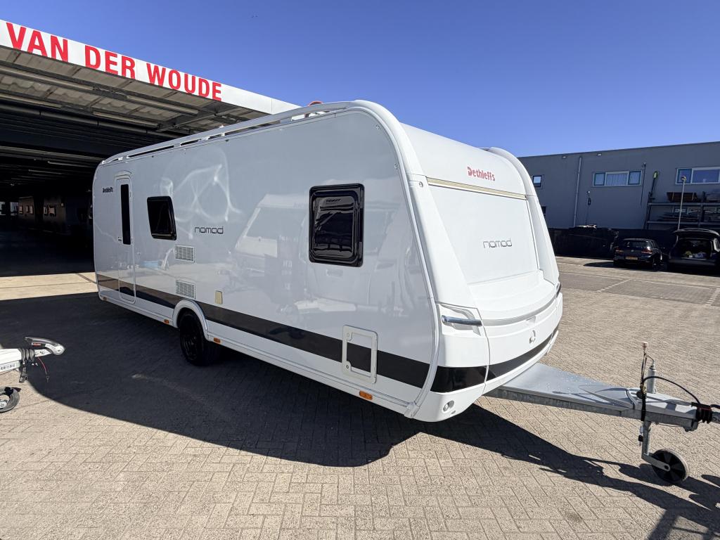 Dethleffs Nomad 560 FMK LUXE! 6 persoons NW tent, Caravans en Kamperen, Caravans, Ringverwarming, Rondzit, Overige typen, Bedrijf