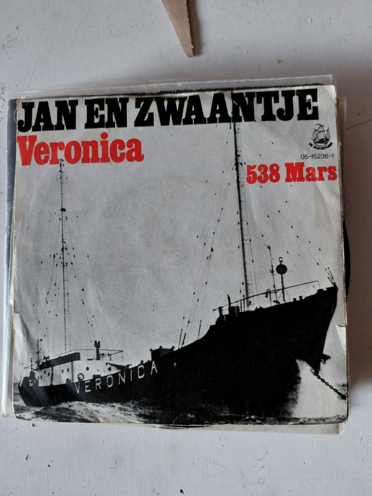 Jan en Zwaantje - Veronica 538 Mars (Vinyl Single), Cd's en Dvd's, Vinyl Singles, LP, Gebruikt, 7 inch, Ophalen of Verzenden