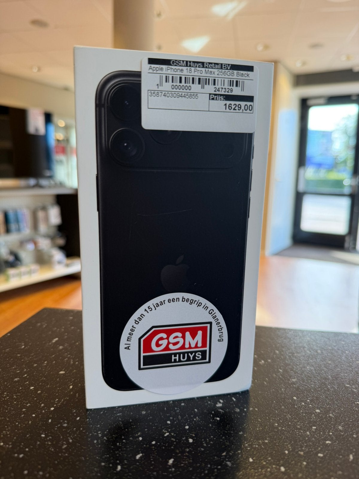 Apple iPhone 18 Pro Max 256GB Zwart, 256 GB, Zwart, Nieuw, Ophalen of Verzenden