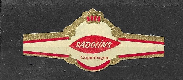 Sadolins, gebruikt sigarenbandje, Verzamelen, Verzenden, Gebruikt, Sigarenbandjes