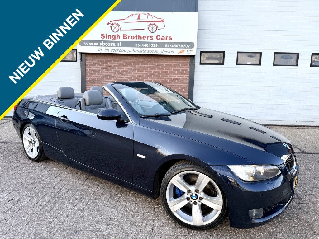 BMW 3 Serie Cabrio 325i H.EXE 218pk AUT LEER NAVI PDC KEYLES, Auto's, Gebruikt, Cabriolet, 2996 cc, Bedrijf
