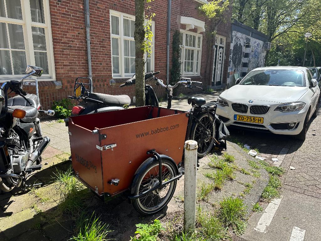 Dog Cargo Bike, Fietsen en Brommers, Fietsen | Bakfietsen, Goederen, Elektrisch, Zo goed als nieuw, Trommelrem