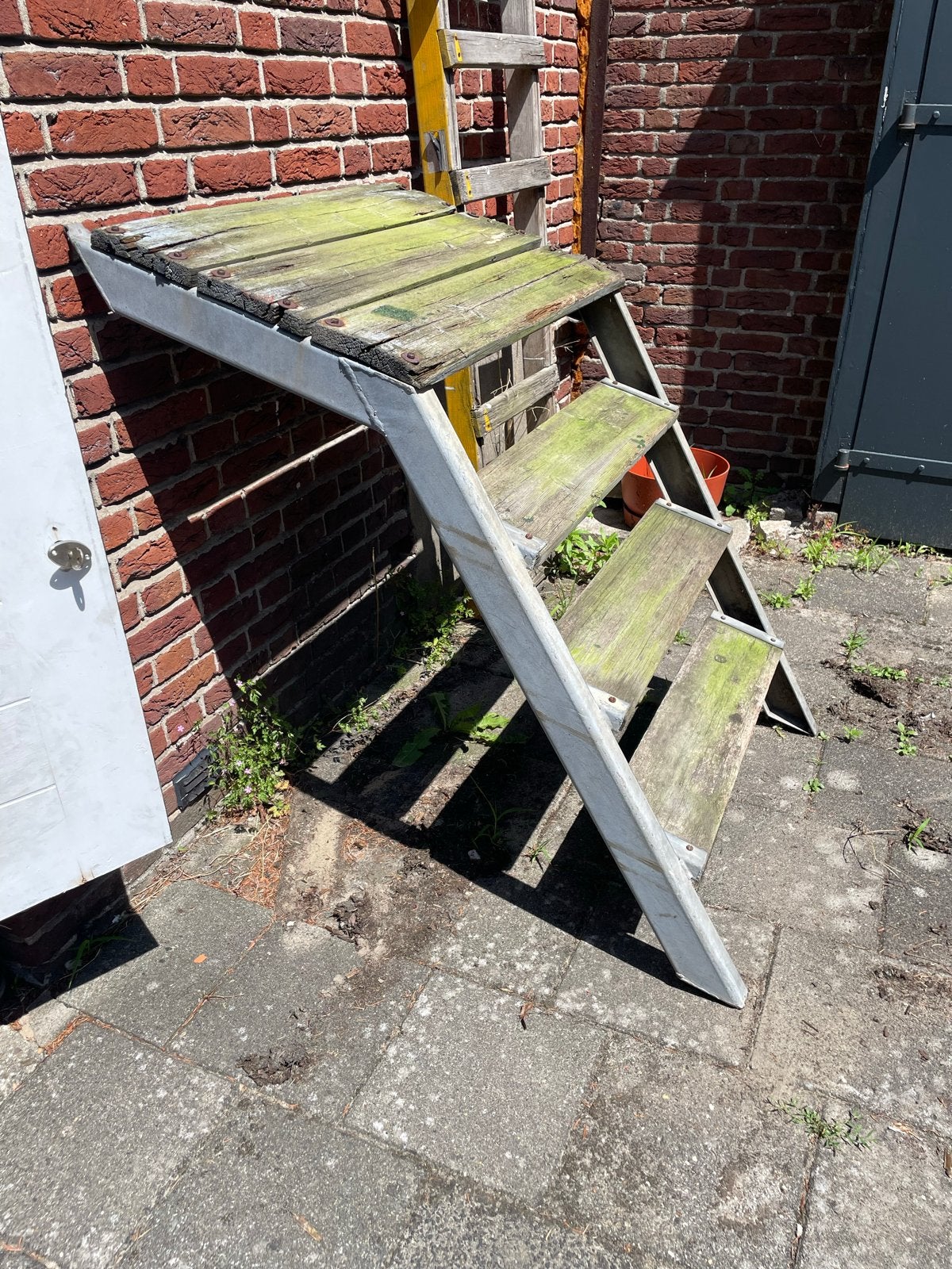IJzeren trap frame - 48x94 cm - Houten planken te vervangen, Doe-het-zelf en Verbouw, Ladders en Trappen, Ophalen, Gebruikt, Trap