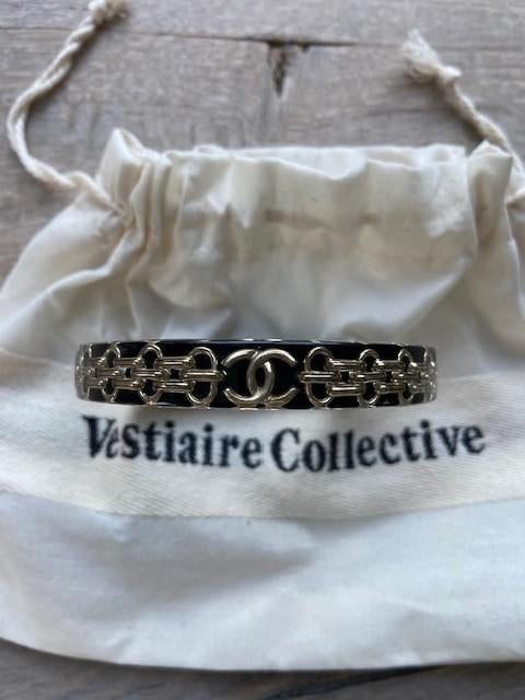 Chanel armband lucite 2011 - ORIGINEEL - in NIEUWSTAAT, Verzenden, Zo goed als nieuw, Zilver, Overige materialen