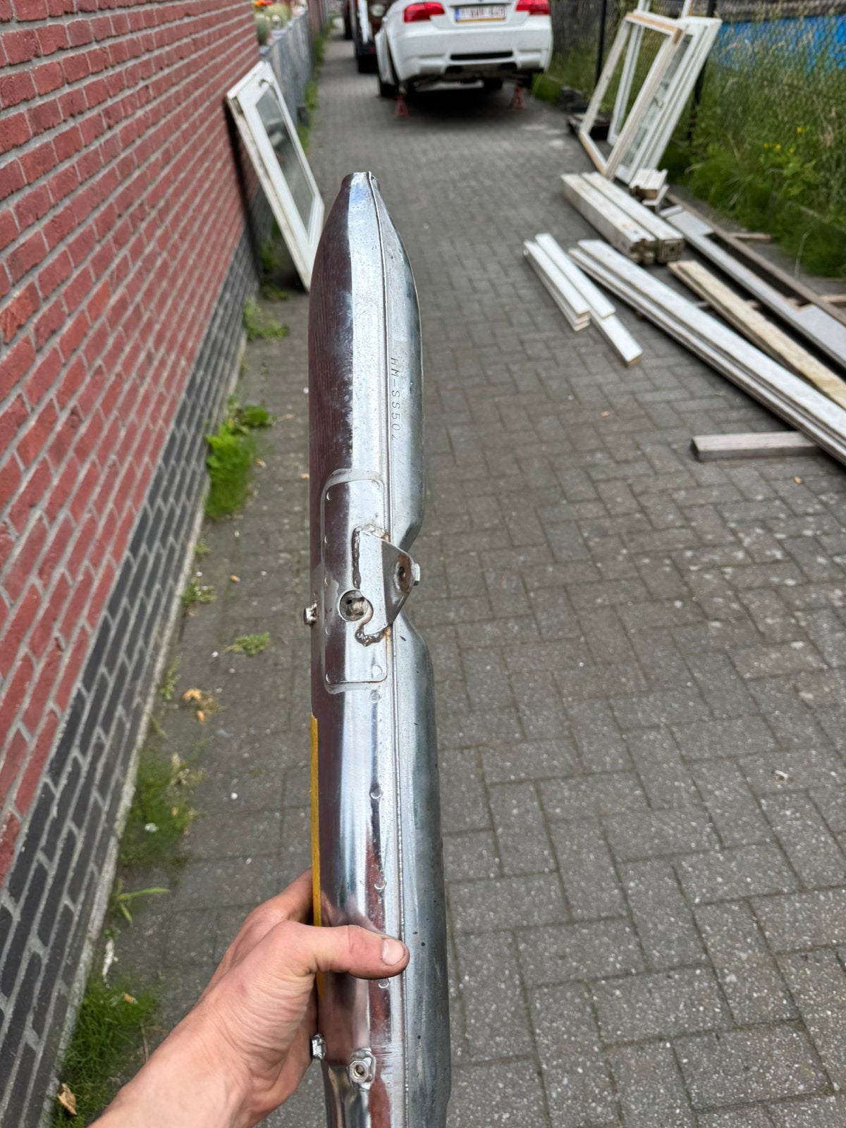Hoge uitlaat honda ss50, Fietsen en Brommers, Ophalen, Uitlaat, Overige merken