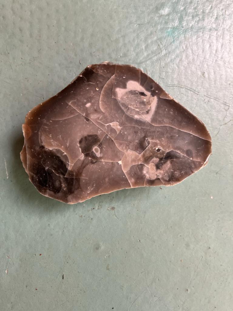 Bijzondere vuursteen, ca. 12 cm breed, Ophalen of Verzenden, Mineraal
