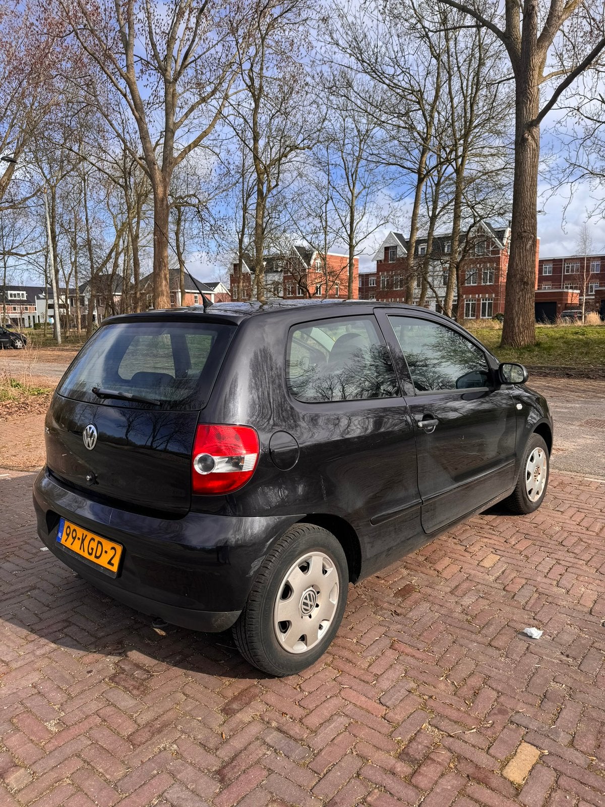 Volkswagen Fox 1.2 40KW 2009 Zwart, Ophalen, Gebruikt, Volkswagen