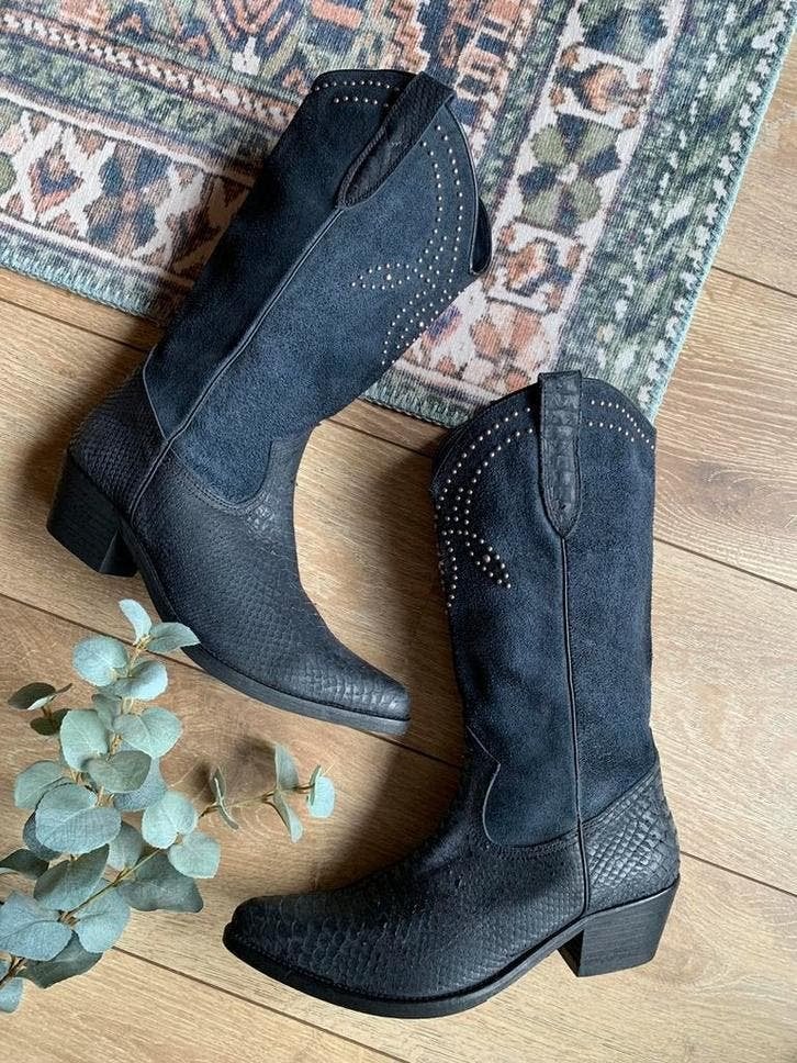 Kentucky?s Western cowboylaarzen 42 western boots laarzen, Hoge laarzen, -, Zwart, -