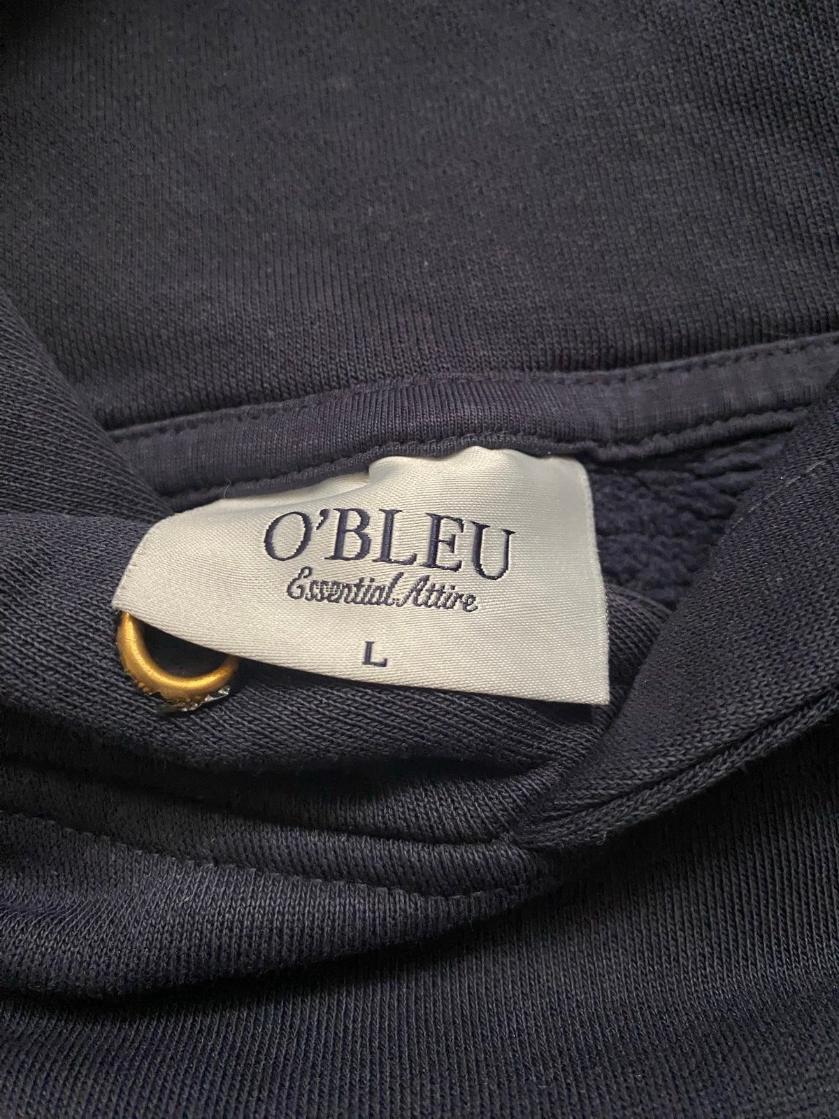 O'Bleu Essential Attire Hoodie Maat L, Kleding | Heren, Ophalen of Verzenden, Gedragen, Maat 52/54 (L), Blauw