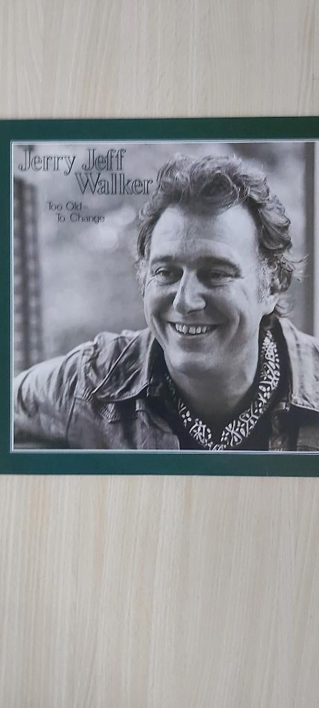 Jerry Jeff Walker Too Old To Change LP USA, Fotohoes, Ophalen of Verzenden, 12 inch, 1970 - 1979