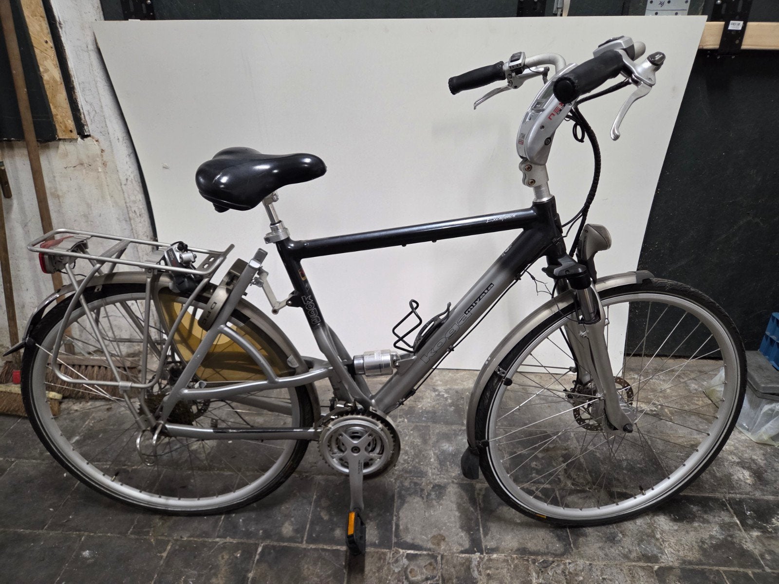 Koga Excellence heren tour fiets Full suspension Opknapper!, Ophalen, 28 inch, Gebruikt, Vering