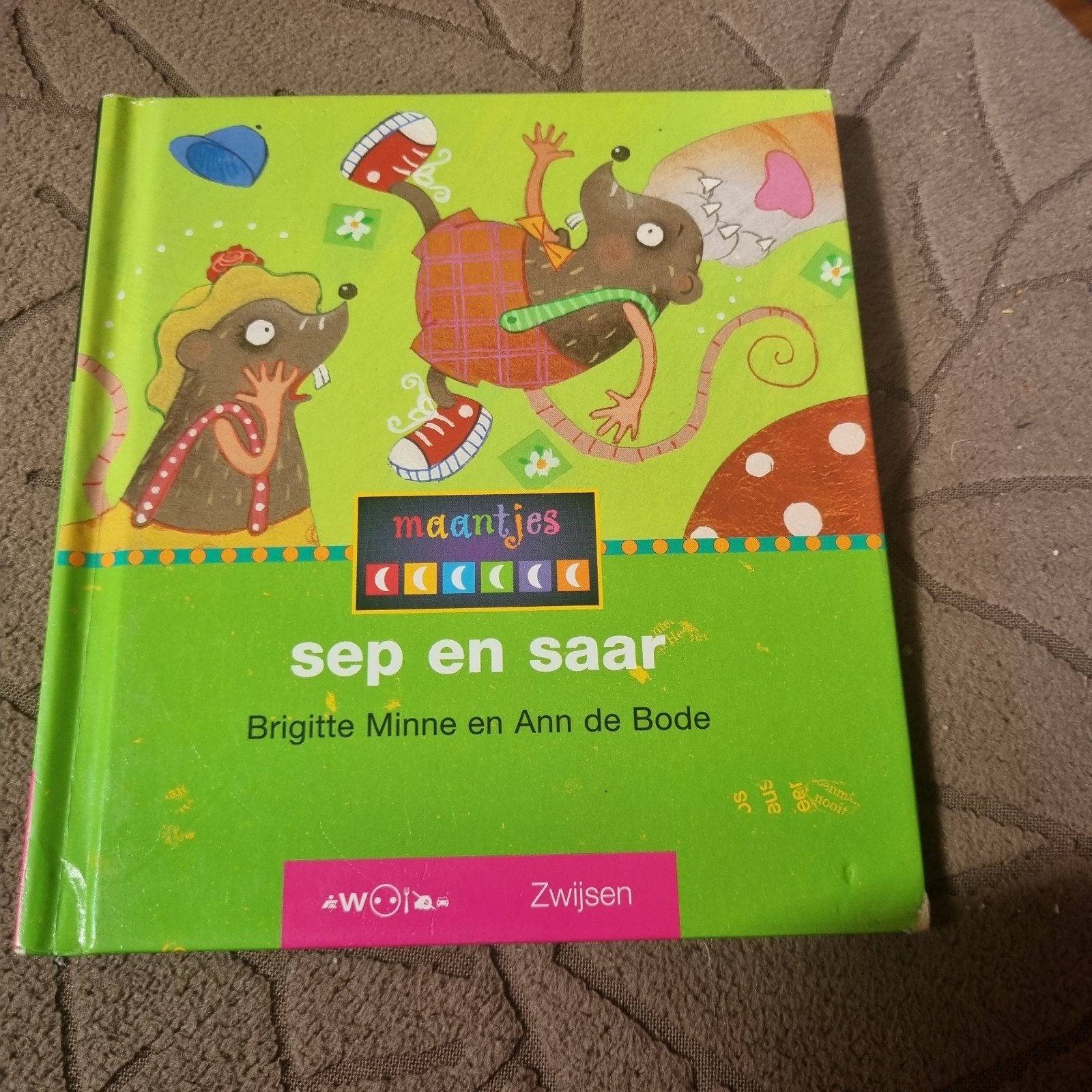 Maantjes: Sep en Saar - veilig leren lezen AVI 1, Ophalen of Verzenden, Gelezen, Brigitte Minne en Ann de Bode, Fictie algemeen