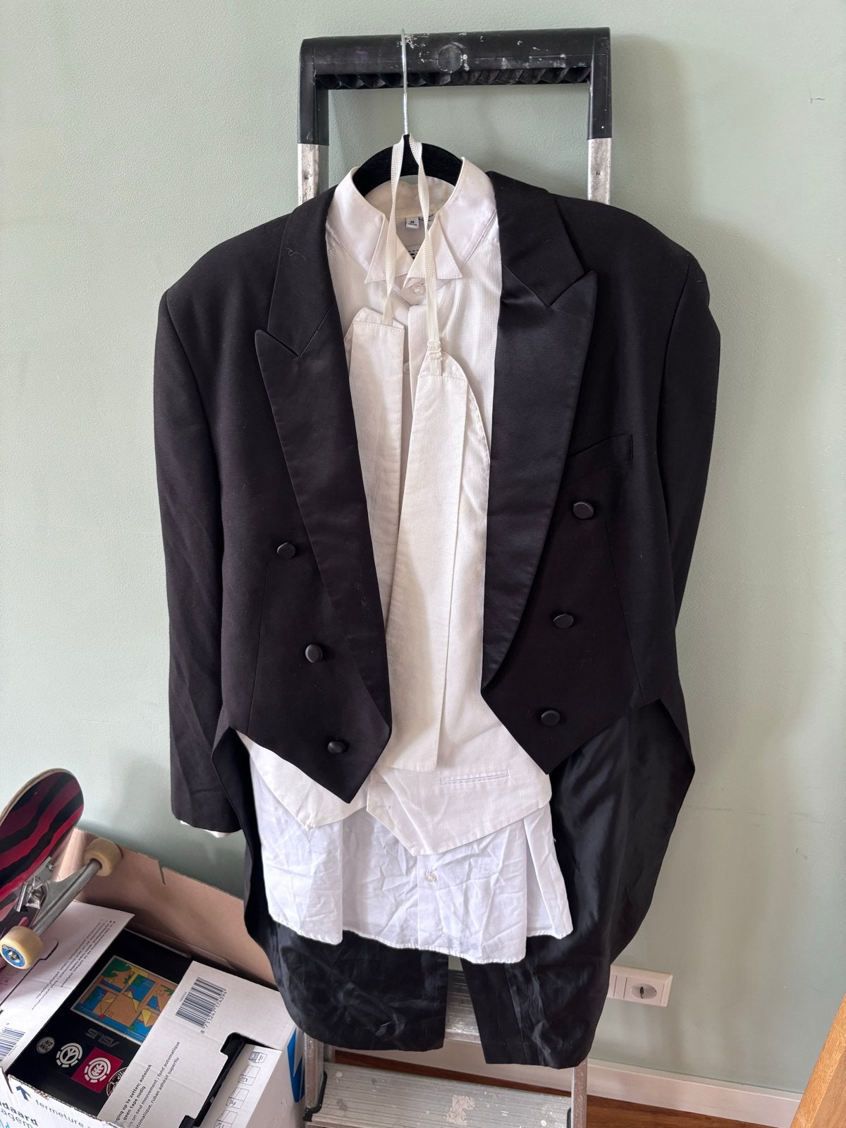 Rokjas, rokhemd en rokvest - Maat XL/43/44, Ophalen, Gedragen, Maat 56/58 (XL), Zwart