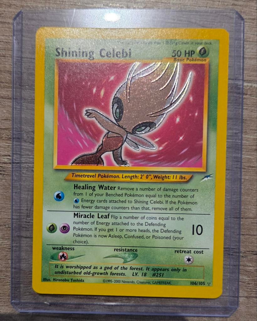 Shining Celebi Pokémon Kaart - Neo Destiny 106/105, Verzenden, Zo goed als nieuw