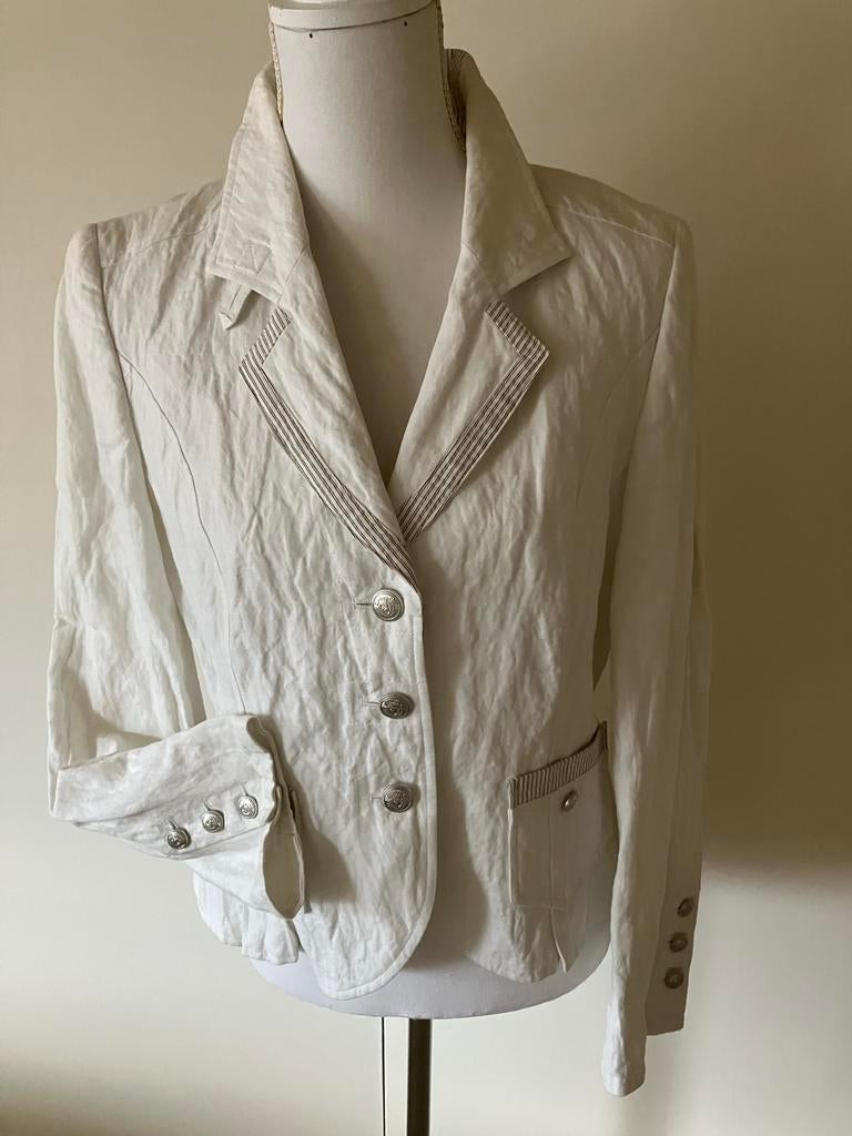 Prachtig ecru jasje van Scarva Purdey style maat 38, Kleding | Dames, Maat 38/40 (M), Wit, Ophalen of Verzenden, Zo goed als nieuw