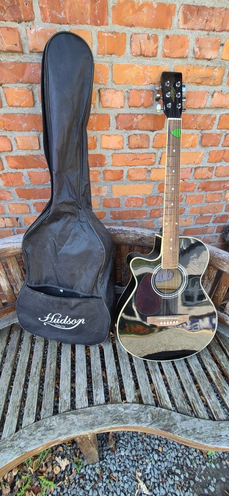 Hudson Gitaar HFI-DX - Zo goed als nieuw, Ophalen of Verzenden, Zo goed als nieuw, Western- of Steelstringgitaar, Met (piezo-)element