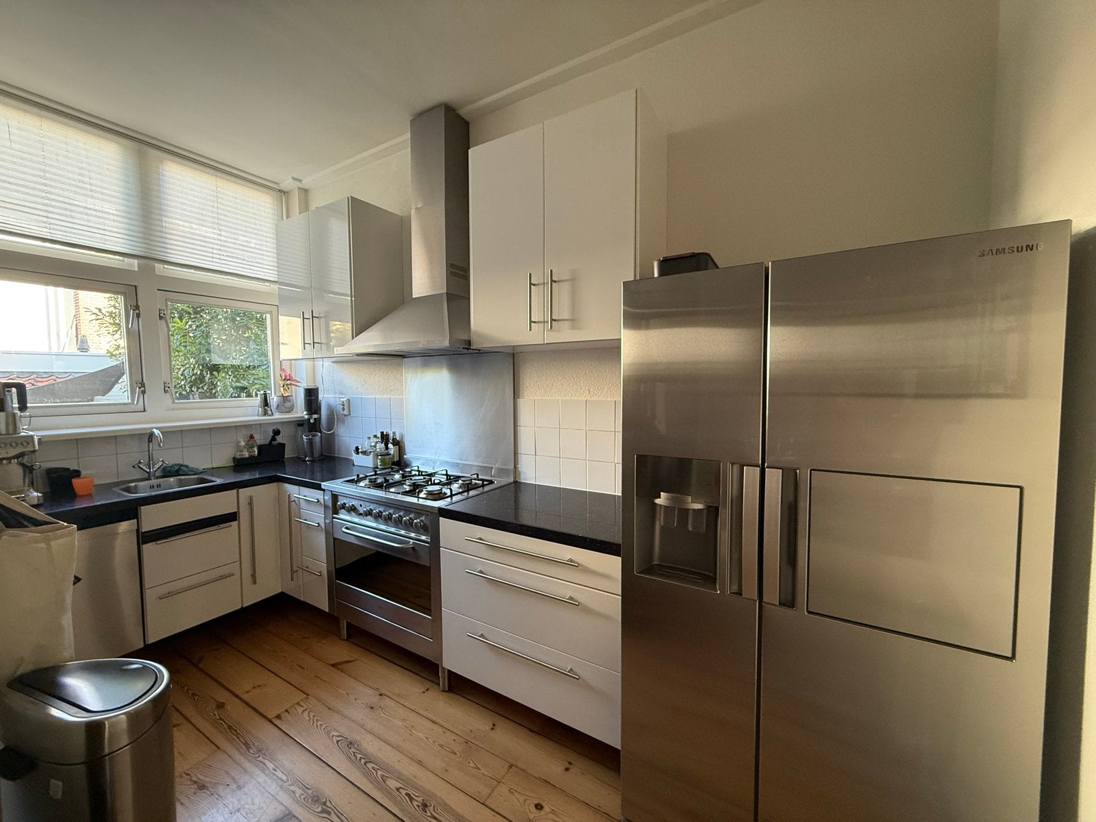 Complete keuken met gasfornuis, zelf ophalen en demonteren, Ophalen, Gebruikt, Overige materialen, Wit