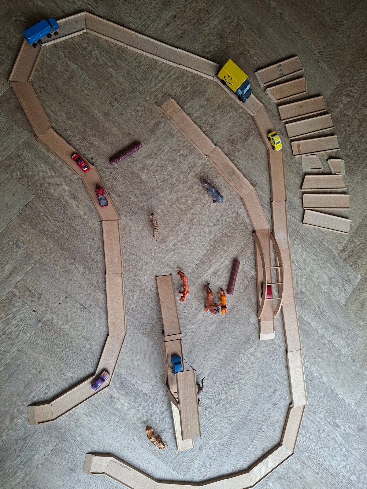 Houten speelgoedweg, Ophalen, Gebruikt, Overige typen