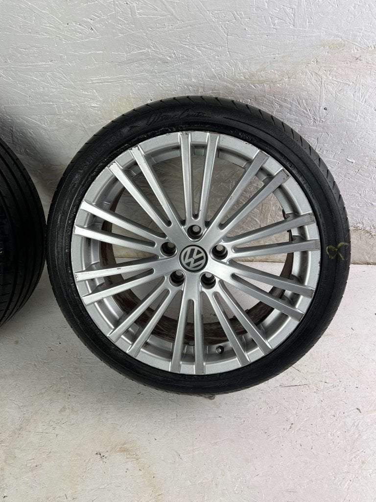 Originele Volkswagen Golf R32 Caddy velgen 18" 5x112 zomer, Auto-onderdelen, Banden en Velgen, Niet ingevuld, 18 inch, Gebruikt
